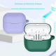 Techsuit Silicone Case for AirPods Pro 3, Smooth Ultrathin Material Green