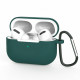 Techsuit Silicone Case for AirPods Pro 3, Smooth Ultrathin Material Green