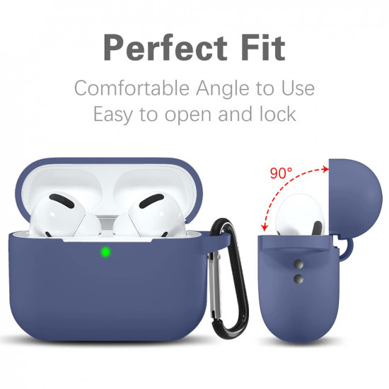 Techsuit Silicone Case for AirPods Pro 3, Smooth Ultrathin Material Green