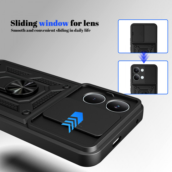 Techsuit CamShield Series Xiaomi Poco X8 Pro Max Black