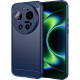 Techsuit Carbon Silicone Xiaomi 17 Ultra Blue Techsuit Carbon Silicone Xiaomi 17 Ultra Blue