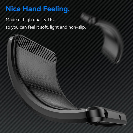 Techsuit Carbon Silicone Xiaomi 17 Ultra Blue Techsuit Carbon Silicone Xiaomi 17 Ultra Blue