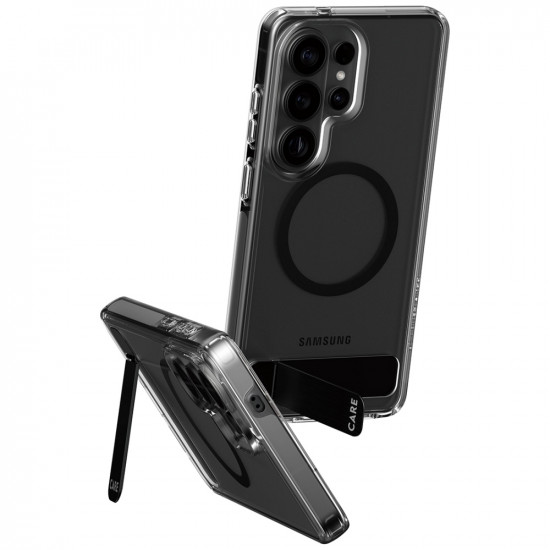 Case CARE by PanzerGlass Urban Explorer w. Black Qi for Samsung Galaxy S26 Ultra transparent Case CARE by PanzerGlass Urban Explorer w. Black Qi for Samsung Galaxy S26 Ultra transparent