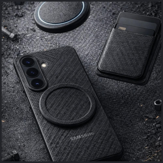 Samsung Carbon Magnet Case for Samsung Galaxy S26 black Samsung Carbon Magnet Case for Samsung Galaxy S26 black