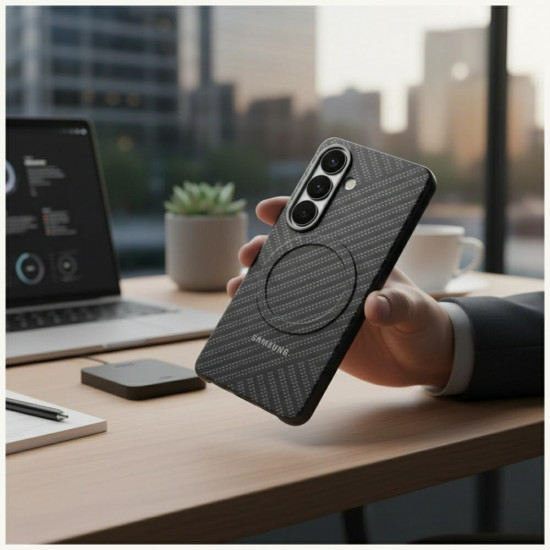 Samsung Carbon Magnet Case for Samsung Galaxy S26+ dark gray