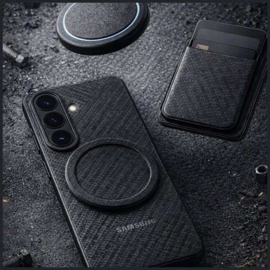 Samsung Carbon Magnet Case for Samsung Galaxy S26+ black Samsung Carbon Magnet Case for Samsung Galaxy S26+ black