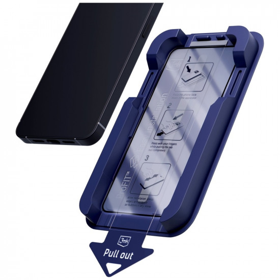 Privacy glass 3MK HardGlass Max Privacy with applicator for Apple iPhone 14 Pro black