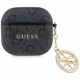 Guess 4G Strass Charm Case for AirPods 4 Black