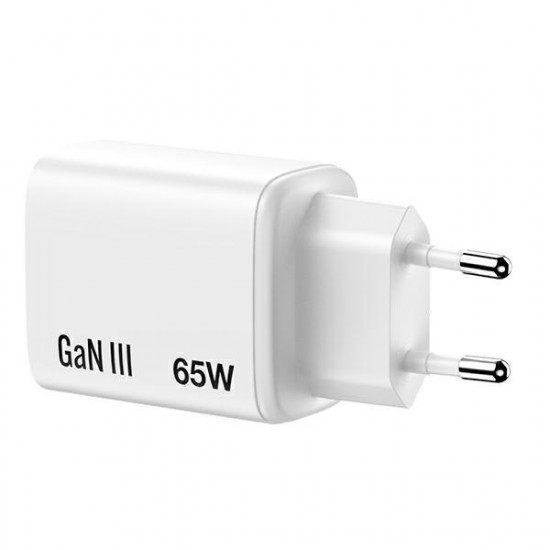 Verbatim Essentials mains charger GaN 65W white 32353 Verbatim Essentials mains charger GaN 65W white 32353