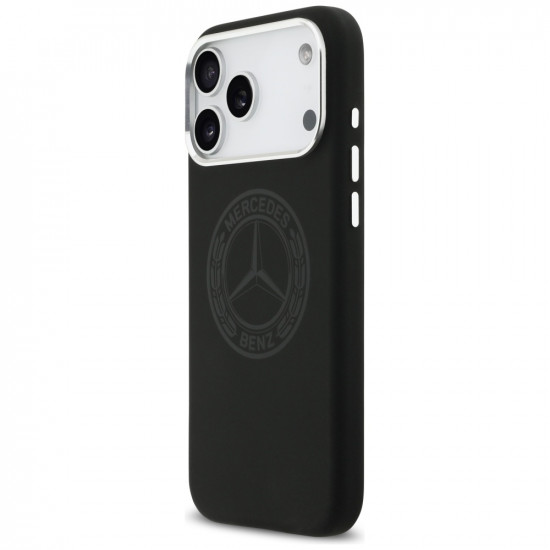 Case Mercedes Silicone Vintage Logo MagSafe for iPhone 17 Pro Max black Case Mercedes Silicone Vintage Logo MagSafe for iPhone 17 Pro Max black