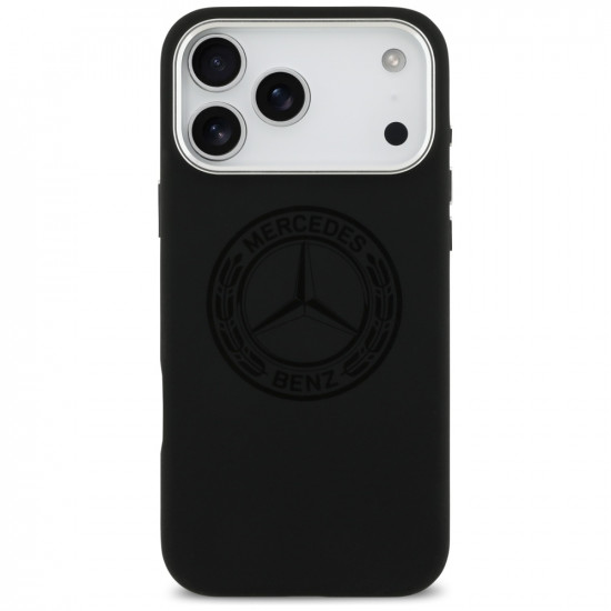 Case Mercedes Silicone Vintage Logo MagSafe for iPhone 17 Pro Max black Case Mercedes Silicone Vintage Logo MagSafe for iPhone 17 Pro Max black