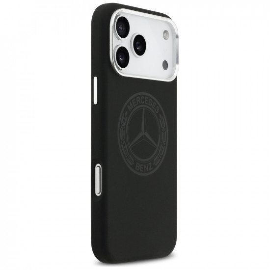 Case Mercedes Silicone Vintage Logo MagSafe for iPhone 17 Pro Max black Case Mercedes Silicone Vintage Logo MagSafe for iPhone 17 Pro Max black