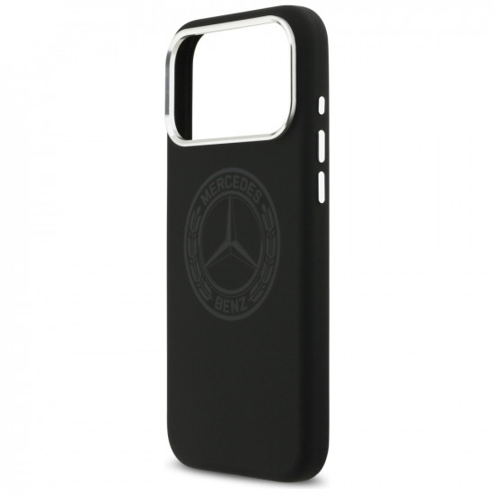 Case Mercedes Silicone Vintage Logo MagSafe for iPhone 17 Pro Max black Case Mercedes Silicone Vintage Logo MagSafe for iPhone 17 Pro Max black