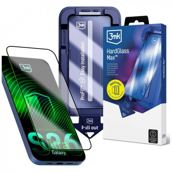Tempered glass 3MK HardGlass Max for Samsung Galaxy S26 Ultra transparent Tempered glass 3MK HardGlass Max for Samsung Galaxy S26 Ultra transparent