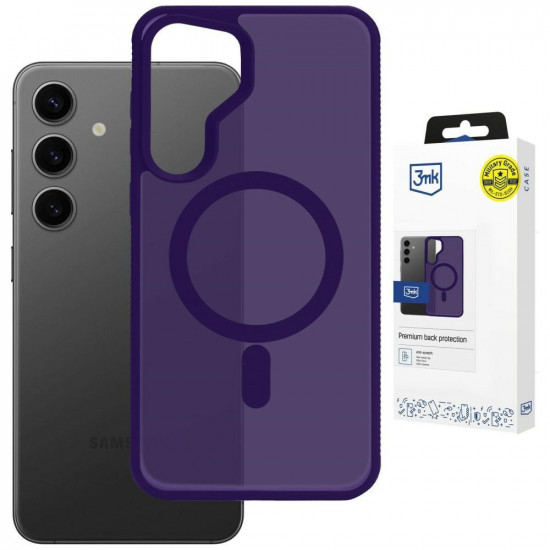 3MK Smoke MagCase Case for Samsung Galaxy S25 Purple 3MK Smoke MagCase Case for Samsung Galaxy S25 Purple