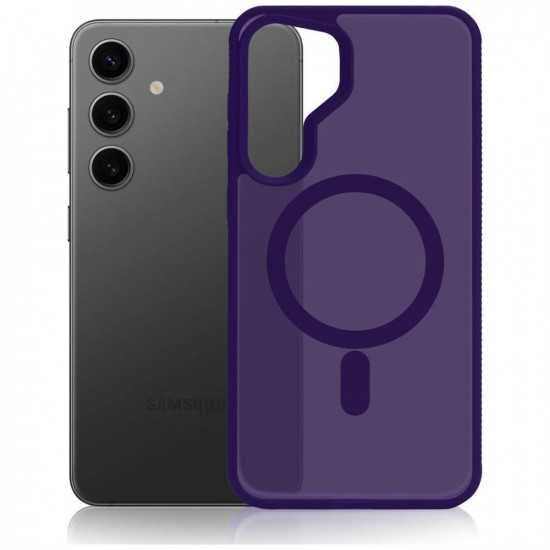 3MK Smoke MagCase Case for Samsung Galaxy S25 Purple 3MK Smoke MagCase Case for Samsung Galaxy S25 Purple
