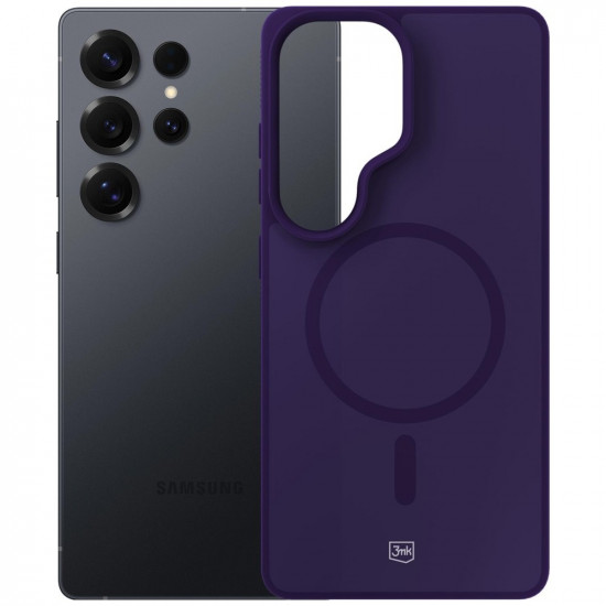 Case 3MK Smoke MagCase for Samsung Galaxy S25 Ultra Purple