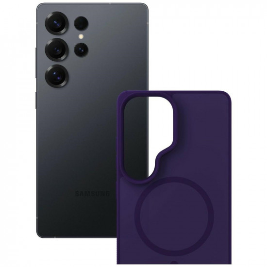 Case 3MK Smoke MagCase for Samsung Galaxy S25 Ultra Purple