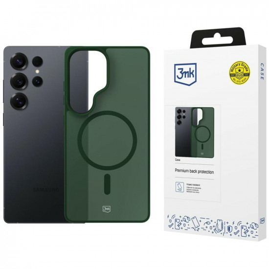 3MK Smoke MagCase Case for Samsung Galaxy S25 Ultra Green