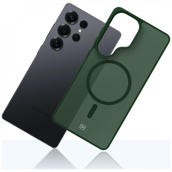 3MK Smoke MagCase Case for Samsung Galaxy S25 Ultra Green