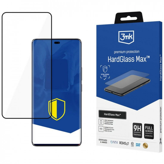 Tempered Glass 3MK HardGlass Max for Honor Magic 7 Lite Black Tempered Glass 3MK HardGlass Max for Honor Magic 7 Lite Black