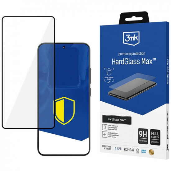 Tempered Glass 3MK HardGlass Max for Xiaomi 15 Black