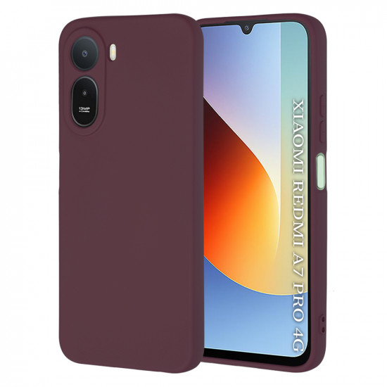 Techsuit SoftFlex Xiaomi Redmi A7 Pro 4G Plum Red Techsuit SoftFlex Xiaomi Redmi A7 Pro 4G Plum Red