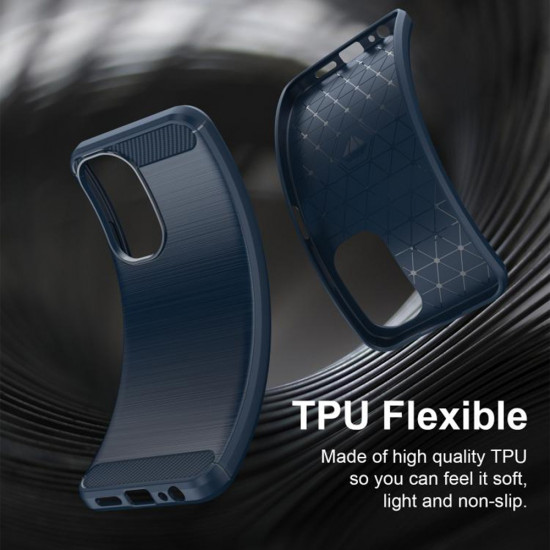 Techsuit Carbon Silicone Xiaomi Redmi A7 Pro 4G Blue Techsuit Carbon Silicone Xiaomi Redmi A7 Pro 4G Blue
