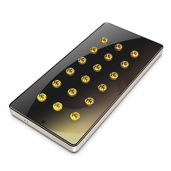 Techsuit [Fingerprint Unlock Compatible] TitanGlass CrystalHD Samsung Galaxy A16 4G / A16 5G / A17 4G / A17 5G Privacy