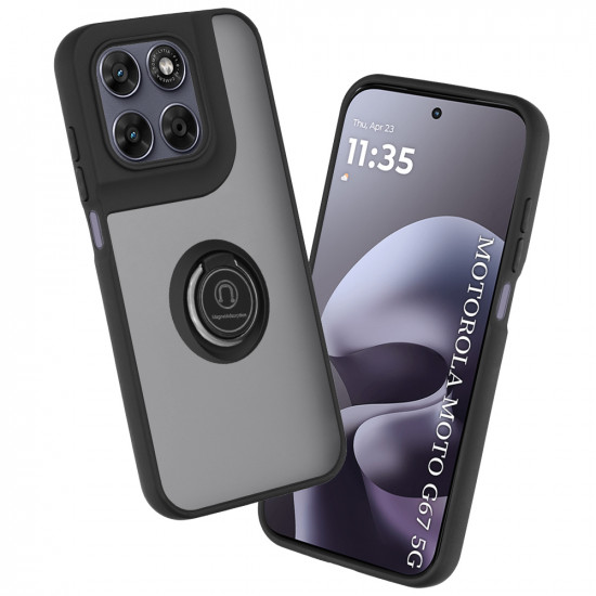 Techsuit Glinth Motorola Moto G77 / G67 Black Techsuit Glinth Motorola Moto G77 / G67 Black