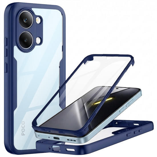 Techsuit ColorVerse 360 Series + Screen Protector Xiaomi Poco X8 Pro Max Blue Techsuit ColorVerse 360 Series + Screen Protector Xiaomi Poco X8 Pro Max Blue