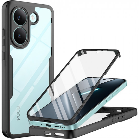 Techsuit ColorVerse 360 Series + Screen Protector Xiaomi Poco X8 Pro Black Techsuit ColorVerse 360 Series + Screen Protector Xiaomi Poco X8 Pro Black