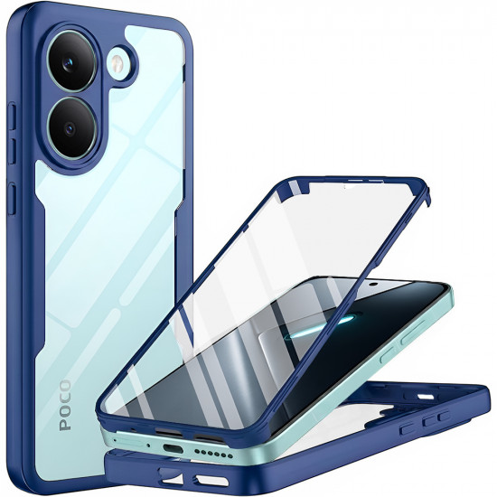 Techsuit ColorVerse 360 Series + Screen Protector Xiaomi Poco X8 Pro Blue