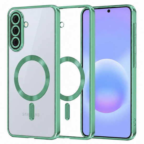 Techsuit Luxury Crystal MagSafe Samsung Galaxy A57 5G Light Green