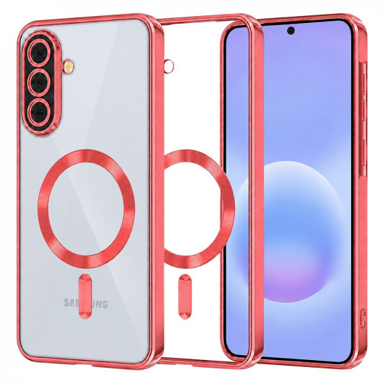 Techsuit Luxury Crystal MagSafe Samsung Galaxy A57 5G Red Techsuit Luxury Crystal MagSafe Samsung Galaxy A57 5G Red