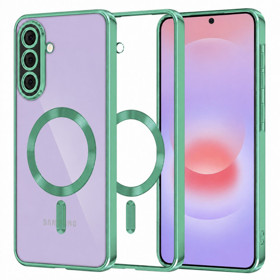 Techsuit Luxury Crystal MagSafe Samsung Galaxy A37 5G Light Green Techsuit Luxury Crystal MagSafe Samsung Galaxy A37 5G Light Green