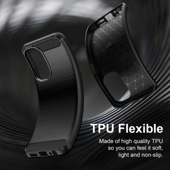 Techsuit Carbon Silicone Xiaomi Redmi A7 Pro 4G Black Techsuit Carbon Silicone Xiaomi Redmi A7 Pro 4G Black