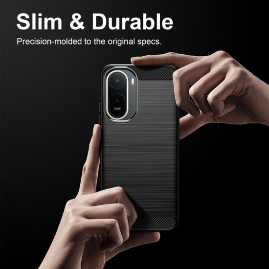 Techsuit Carbon Silicone Xiaomi Redmi A7 Pro 4G Black Techsuit Carbon Silicone Xiaomi Redmi A7 Pro 4G Black