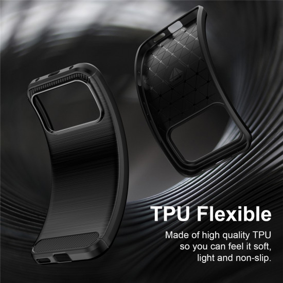 Techsuit Carbon Silicone Honor 600 / 600 Pro Black Techsuit Carbon Silicone Honor 600 / 600 Pro Black