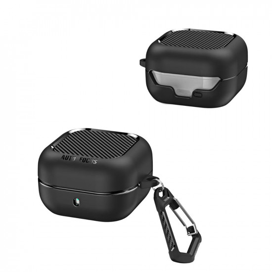 Techsuit CarbonFiber for Samsung Galaxy Buds 4 / Buds 4 Pro Black Techsuit CarbonFiber for Samsung Galaxy Buds 4 / Buds 4 Pro Black