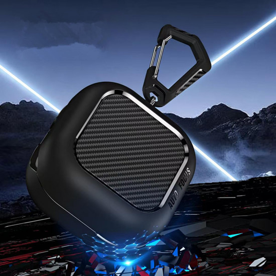Techsuit CarbonFiber for Samsung Galaxy Buds 4 / Buds 4 Pro Black Techsuit CarbonFiber for Samsung Galaxy Buds 4 / Buds 4 Pro Black