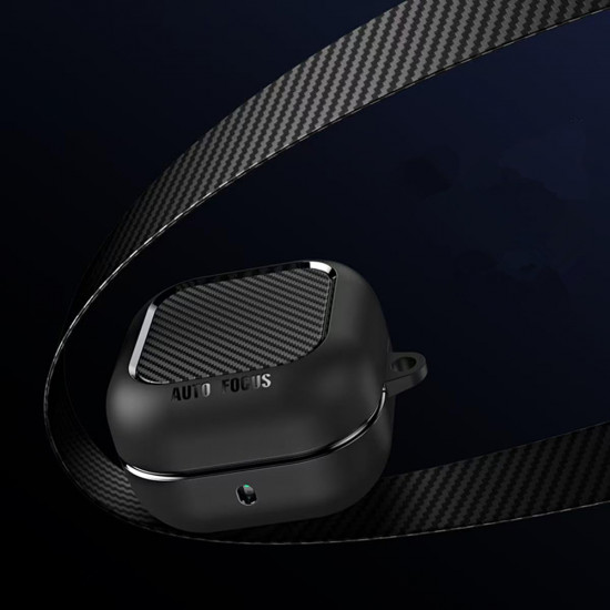 Techsuit CarbonFiber for Samsung Galaxy Buds 4 / Buds 4 Pro Black Techsuit CarbonFiber for Samsung Galaxy Buds 4 / Buds 4 Pro Black