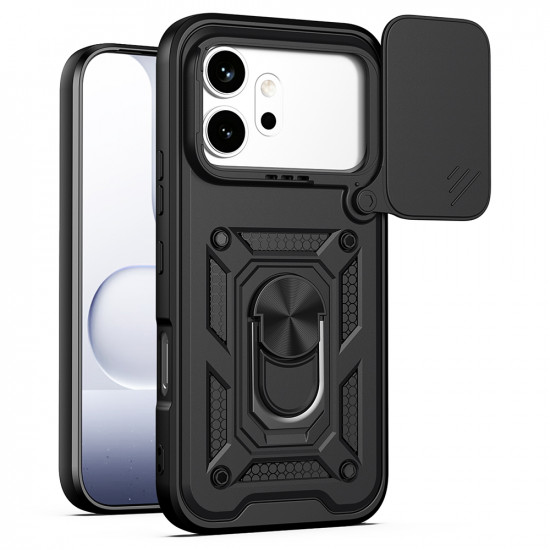 Techsuit CamShield Series Honor 600 / 600 Pro Black Techsuit CamShield Series Honor 600 / 600 Pro Black