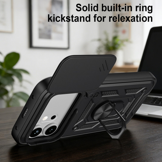 Techsuit CamShield Series Honor 600 / 600 Pro Black Techsuit CamShield Series Honor 600 / 600 Pro Black