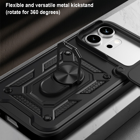 Techsuit CamShield Series Honor 600 / 600 Pro Black Techsuit CamShield Series Honor 600 / 600 Pro Black