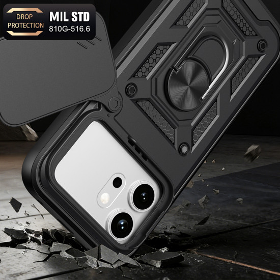 Techsuit CamShield Series Honor 600 / 600 Pro Black Techsuit CamShield Series Honor 600 / 600 Pro Black