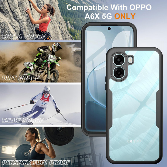 Techsuit ColorVerse 360 Series + Screen Protector Oppo A6x 4G / A6x 5G / A6k 4G Black Techsuit ColorVerse 360 Series + Screen Protector Oppo A6x 4G / A6x 5G / A6k 4G Black