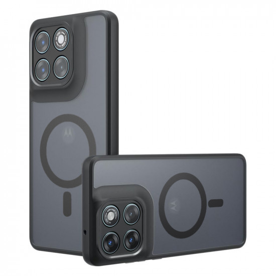 Techsuit PureFrost MagSafe Motorola Edge 70 Fusion Frosted Black