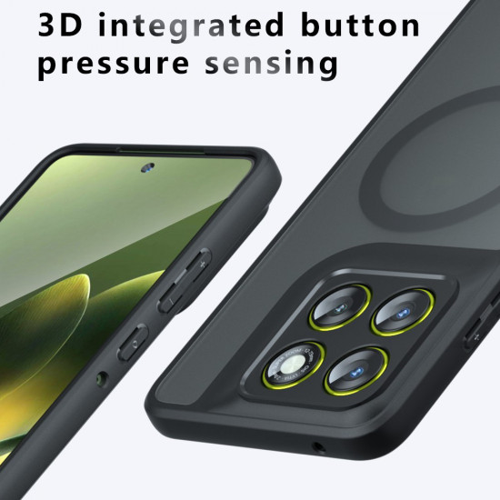 Techsuit PureFrost MagSafe Motorola Edge 70 Fusion Frosted Black