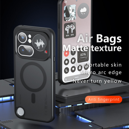 Techsuit PureFrost MagSafe Nothing Phone (4a) Pro Frosted Black